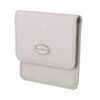 Chic White Leather Condom Case Wallet