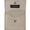 Chic White Leather Condom Case Wallet