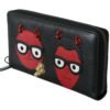 1622150.jpg Chic Black and Red Leather Continental Wallet