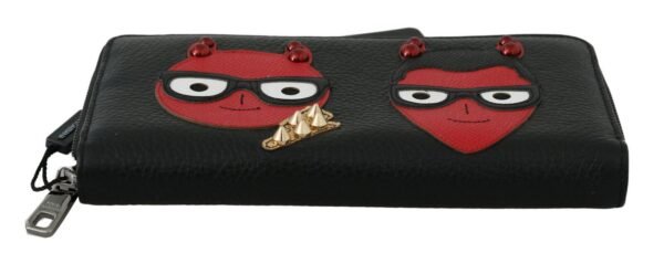 1622152.jpg Chic Black and Red Leather Continental Wallet