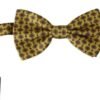 Elegant Yellow Silk Bow Tie