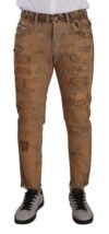 Authentic Distressed Denim Classic Trousers