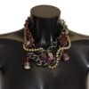 Sicilian Elegance Gold-Tone Statement Necklace