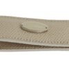 Elegant Beige Leather Money Clip