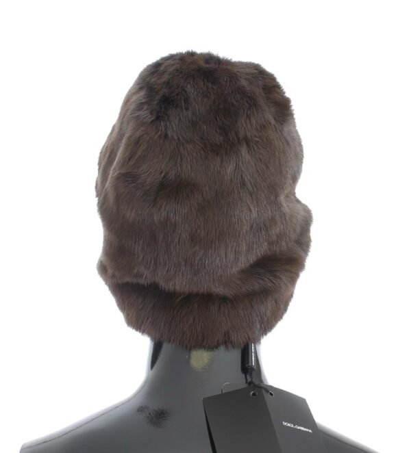 306460.jpg Luxurious Brown Weasel Fur Beanie