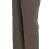 Beige Wool-Cotton Suit Set Chic Elegance