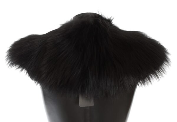 332948.jpg Black Fox Fur Chic Shoulder Wrap