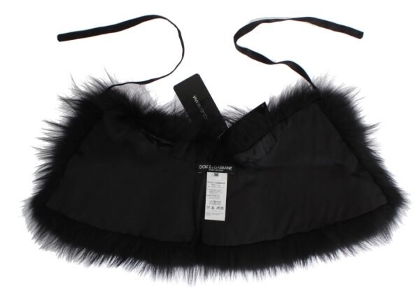 332950.jpg Black Fox Fur Chic Shoulder Wrap