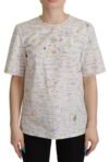 Algebra Print Round Neck Cotton Tee