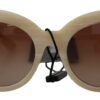 3684737.jpg Beige Chic Acetate Women's Sunglasses