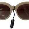 3684924.jpg Beige Chic Acetate Women's Sunglasses