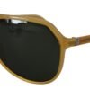 3768136.jpg Chic Yellow Aviator Acetate Sunglasses
