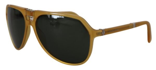 3768136.jpg Chic Yellow Aviator Acetate Sunglasses