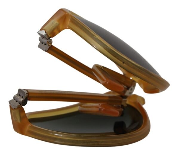 3768140.jpg Chic Yellow Aviator Acetate Sunglasses