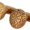 Elegant Gold Plated Brass Men's Cufflinks