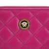 Elegant Purple Quilted Leather Wallet