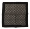 Elegant Black Silk Men's Scarf Wrap