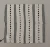 Elegant Dotted Stripe Men's Square Scarf
