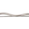 Elegant Crystal-Embellished Silver Brooch Pin