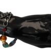 Multicolor Beaded Silver Chain Bracelet