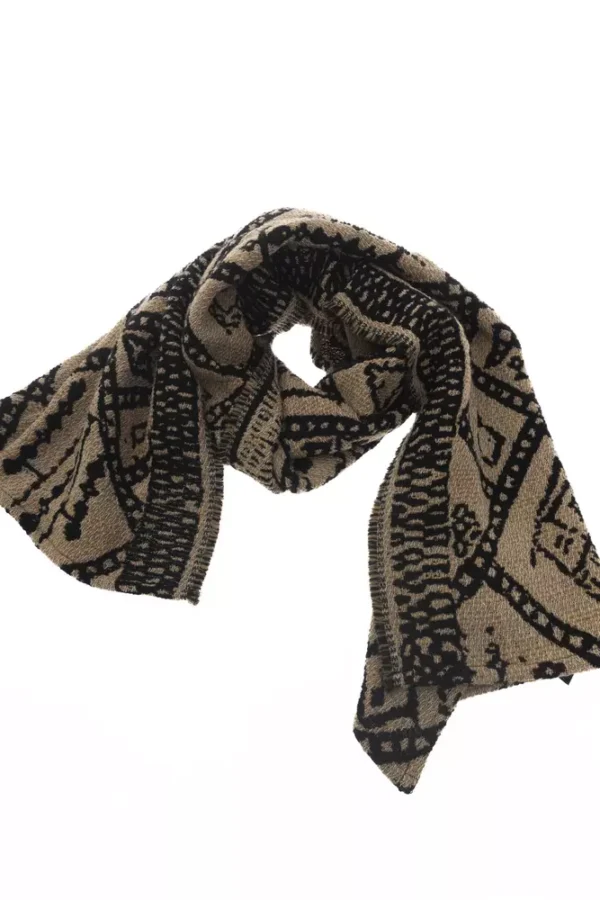 4280296.webp Brown Wool Women Scarf