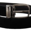 Untitled design - 127 Elegant Black Velvet Designer Belt