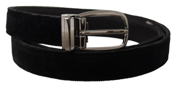 Untitled design - 127 Elegant Black Velvet Designer Belt