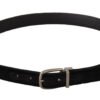 4288230.jpg Elegant Black Velvet Engraved Buckle Belt