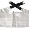 Elegant White Silk Cummerbund