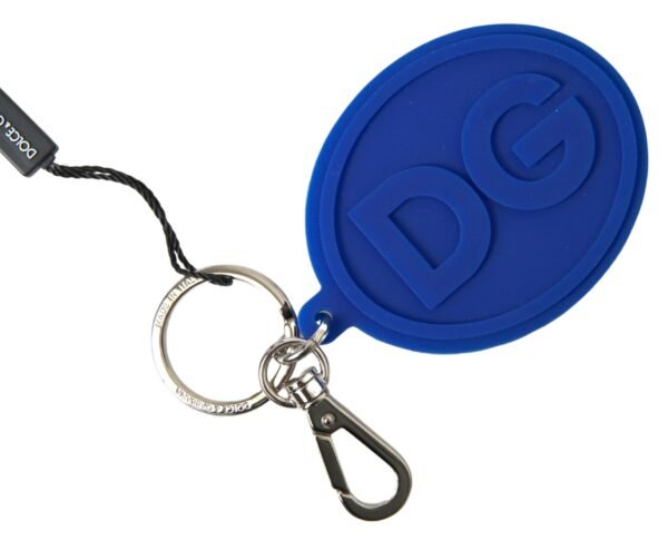 Untitled design - 107 Chic Brass and Rubber Logo Keychain