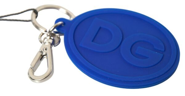 Untitled design - 108 Chic Brass and Rubber Logo Keychain