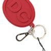 Untitled design - 111 Chic Red Rubber and Brass Designer Keychain