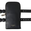 Elegant Leather Wristlet Clutch