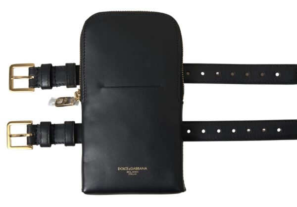Elegant Leather Wristlet Clutch