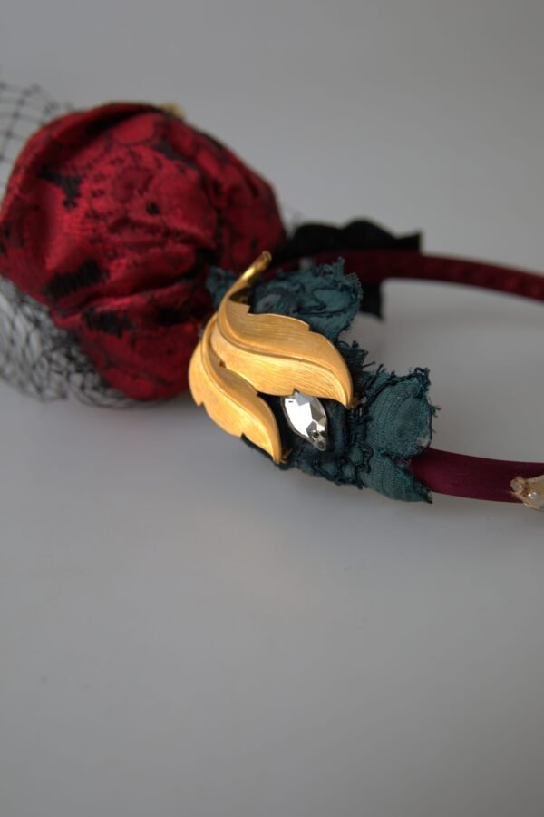 4295587.jpg Enchanted Rose Crystal Headband Diadem