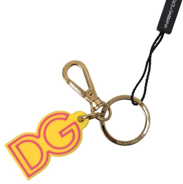 Untitled design - 10 Chic Yellow Logo-Engraved Keychain
