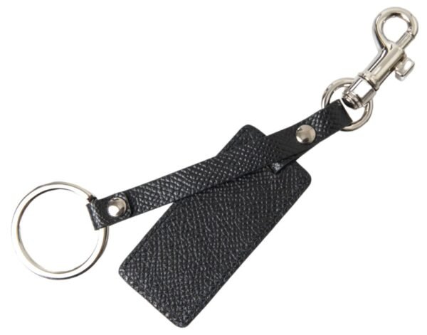 Untitled design - 2 Elegant Black Leather Keyring Accessory
