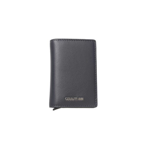 Blue Calfskin Men Wallet