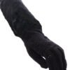 4354429.jpg Black Wool Lace & Lamb Fur Elbow Gloves
