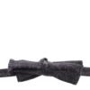4354542.jpg Elegant Black Paisley Silk-Wool Blend Bow Tie
