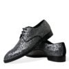 Exquisite Sequined Derby Dress Shoes