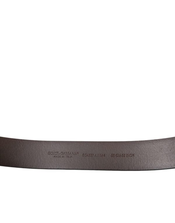 4383564.jpg Elegant Brown Calf Leather Belt - Timeless Accessory