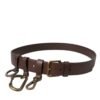 4383565.jpg Elegant Brown Calf Leather Belt - Timeless Accessory
