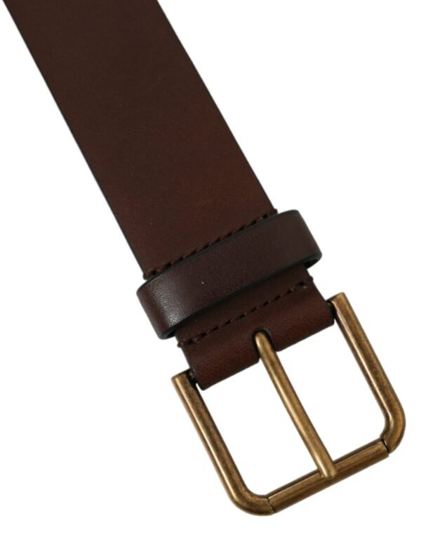 4383566.jpg Elegant Brown Calf Leather Belt - Timeless Accessory