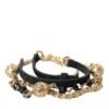 4396569.jpg Elegant Crystal Bounce Leather Waist Belt
