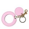 4396849.jpg Elegant Pink Gold Leather Keychain