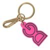 4396951.jpg Chic Gold and Pink Logo Keychain