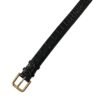 4397003.jpg Elegant Gold Black Leather Bracelet