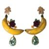 Chic Clip-on Banana Dangle Earrings