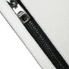 White Calf Leather Lanyard Logo Card Holder Wallet